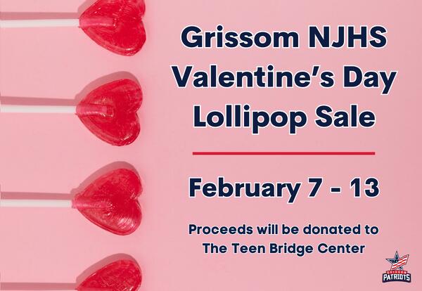 Grissom NJHS Lollipop Sale image