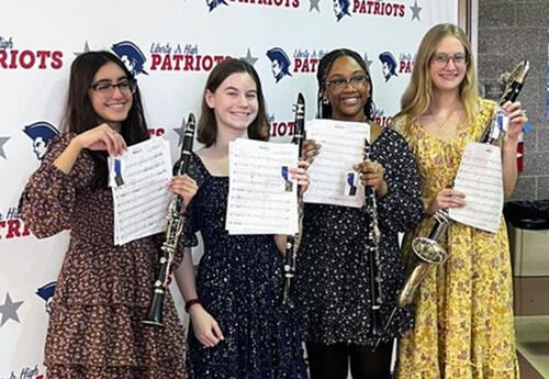 Band and chorus students at IGSMA contest image