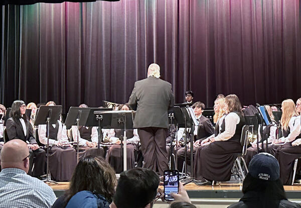 D140 Band performing at Illinois Grade School Music Association (IGSMA) District Contest