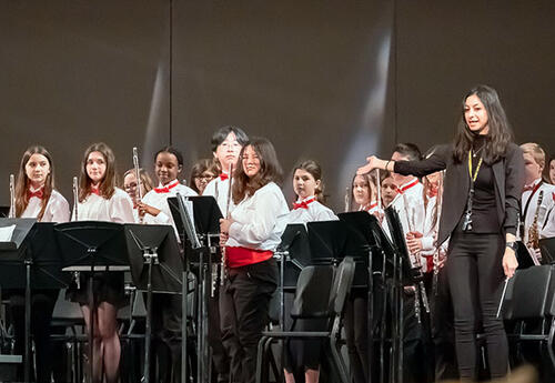 KSD 140 Band performs at IGSMA State Band Festival