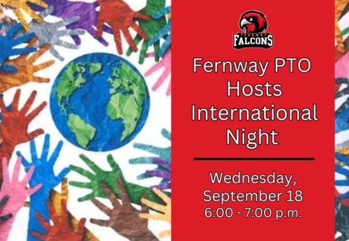 Fernway PTO Hosts International Night  September 18