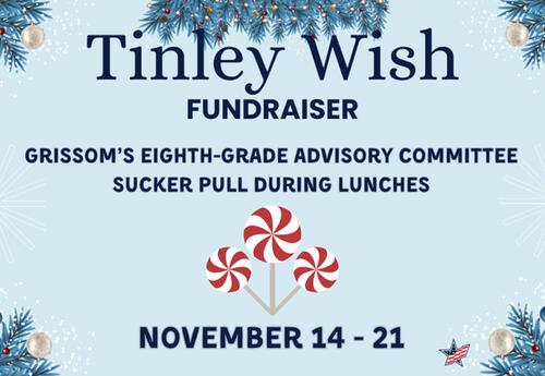 Tinley Wish Fundraiser during lunches November 14 -21