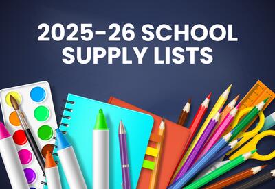 2025-26 School supply list