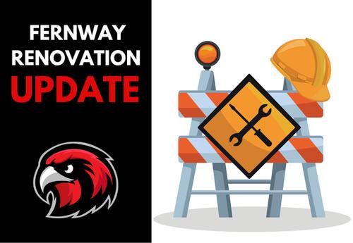 branded fernway renovation update graphic