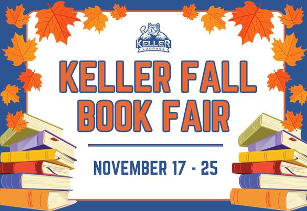 Keller Fall Book Fair November 17-25