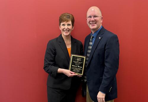 Photo of Mrs. Baney and Rep. Dan Swanson