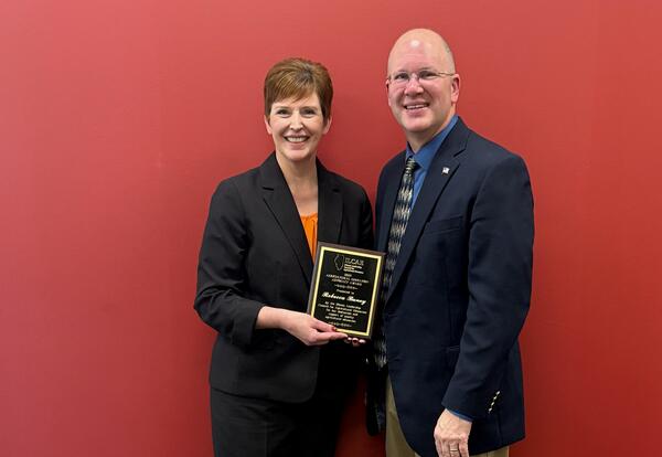 Photo of Mrs. Baney and Rep. Dan Swanson