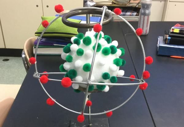 7th grade STEM Project - 3D Atomic Model.