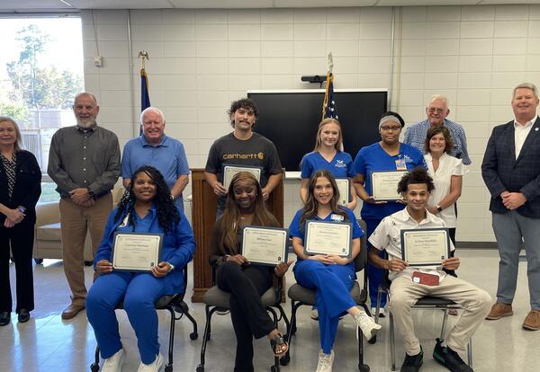 Scholarships presented to Northshore Technical Community College Students