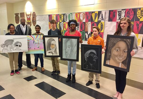 AMS and SHS Students Go for Gold in MS Scholastic Art and Writing Awards