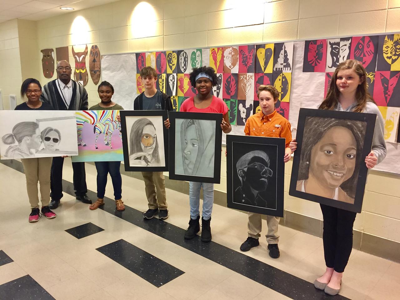 AMS and SHS Students Go for Gold in MS Scholastic Art and Writing