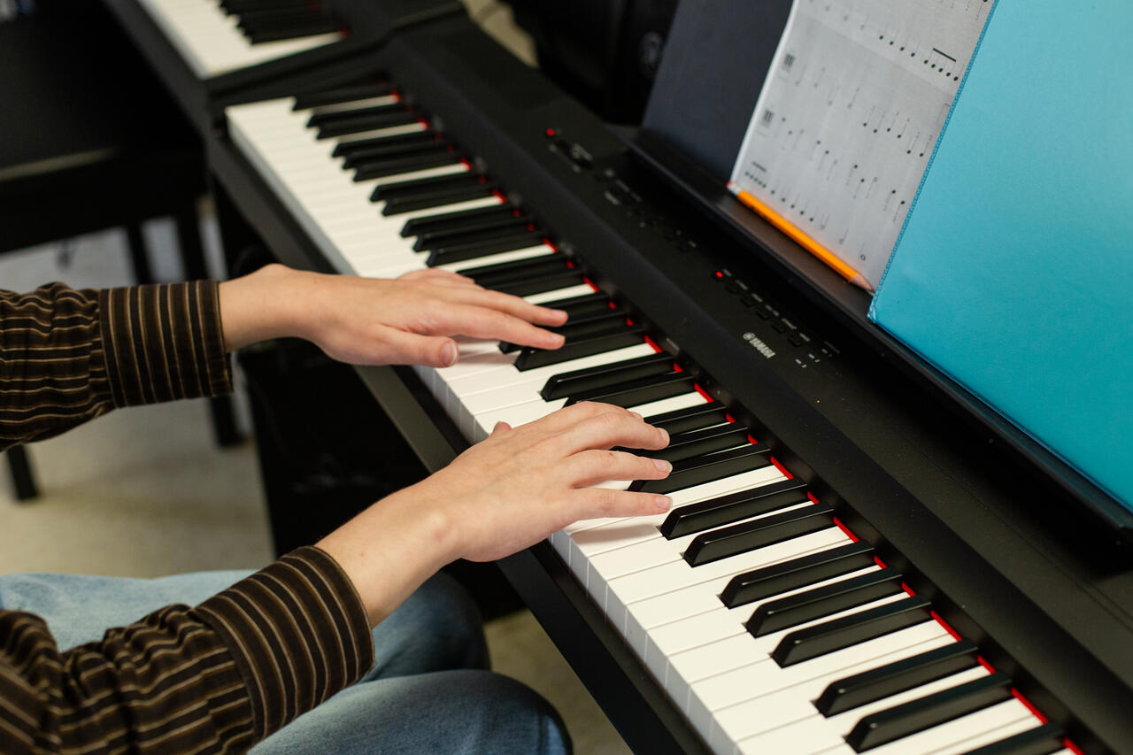 SHS Piano Lab Features First SHS Piano Ensemble Starkville Oktibbeha