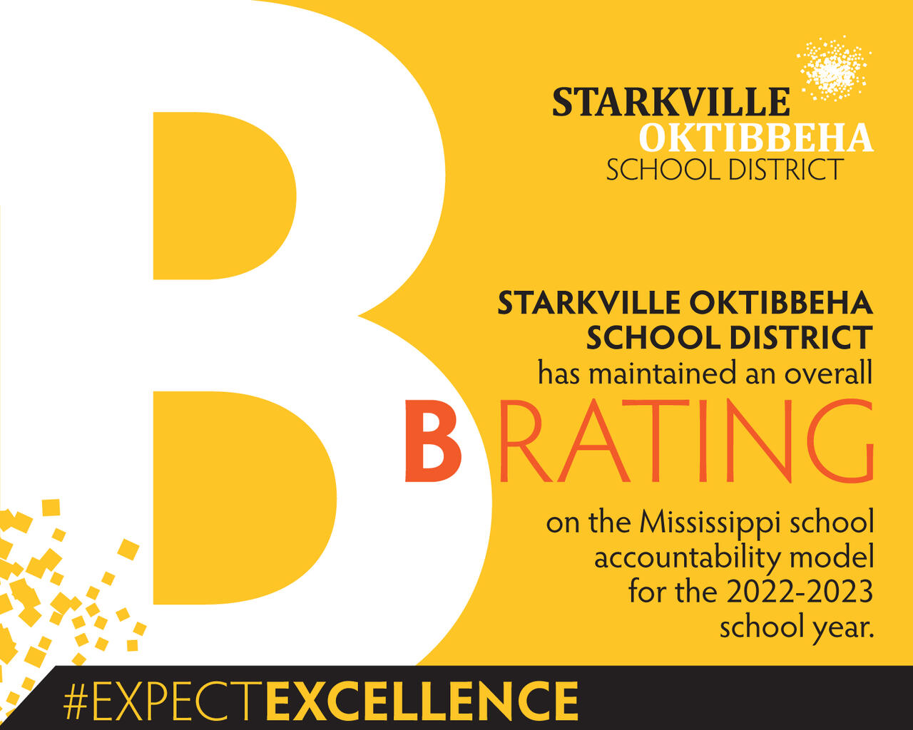 Starkville Oktibbeha School District Maintains B Rating from