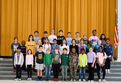 Overstreet Elementary Perfect Score students