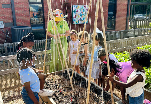 SEEDS garden at Sudduth Elementary