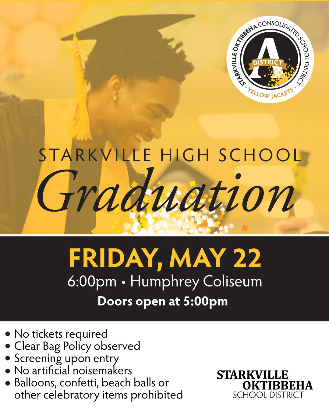 SOCSD Announces 2026 Graduation Guidelines for Friday's Ceremony | Need ...