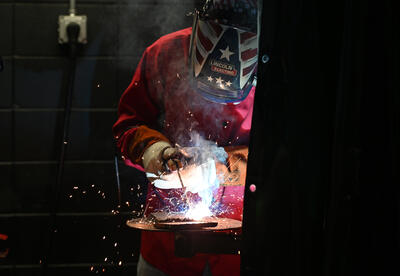 Welding at Starkville High School
