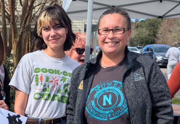 Jacqueline Richard and Kylie Miller at Cook-Off for the Coast
