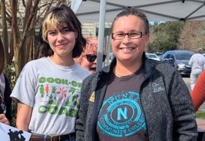 Jacqueline Richard and Kylie Miller at Cook-Off for the Coast