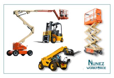 Powered Industrial Trucking teaches operation of four pieces of lift equipment.