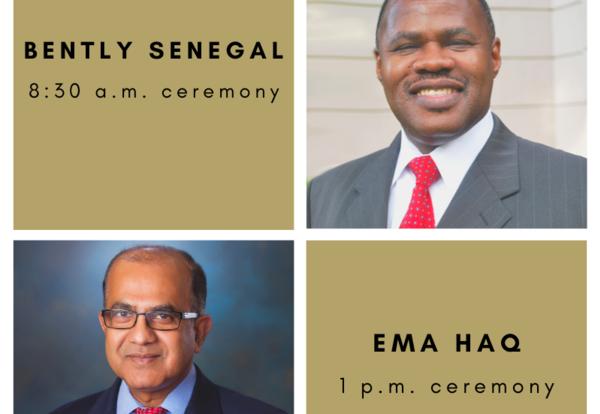 Senegal, Haq to Address SLCC Graduates on Dec. 12