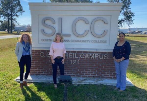 State Senator Heather Cloud Tours Ville Platte Campus