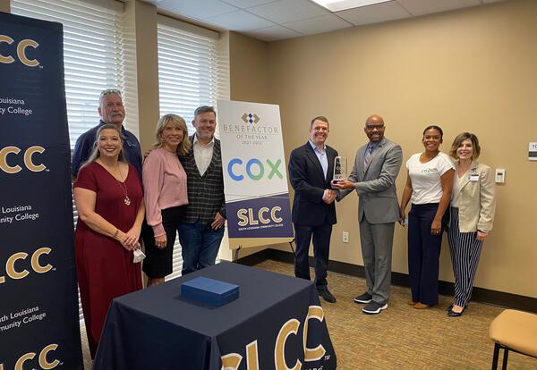 SLCC Names Cox Benefactor of the Year