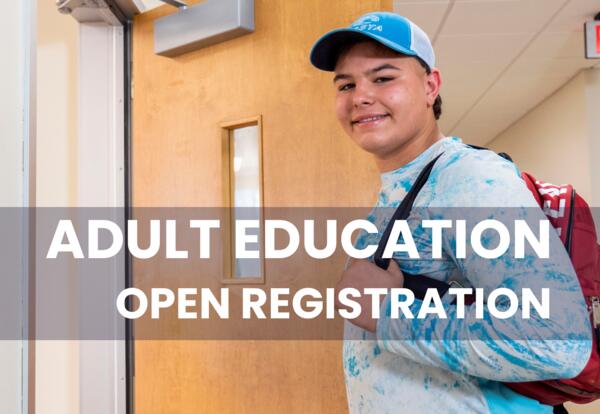 Adult Education Open Registration