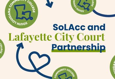 SoLAcc and Lafayette City Court graphic - decorative.