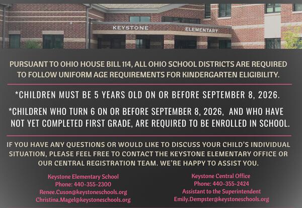 Kindergarten Enrollment 2026-27
