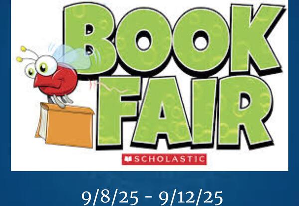 book fair flyer with clip art fly