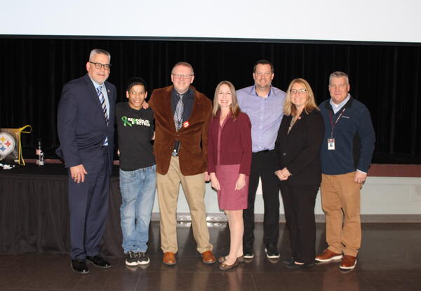 Posed Picture of IU1 Admin and Tac Team with Miles Taylor