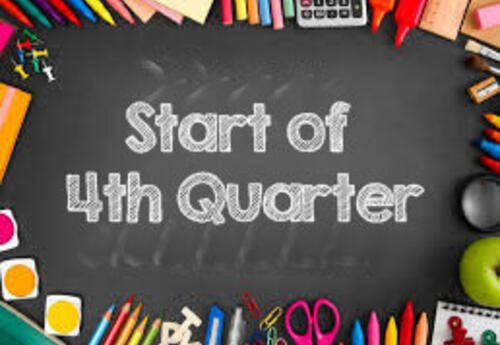 Start of 4th quarter April 8th