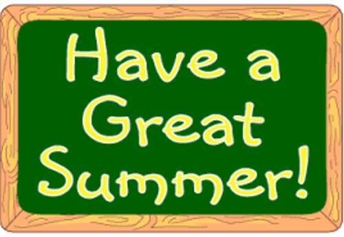 Have a great summer!