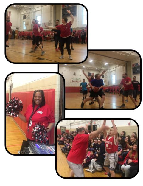 Teacher vs. Student basketball game! 