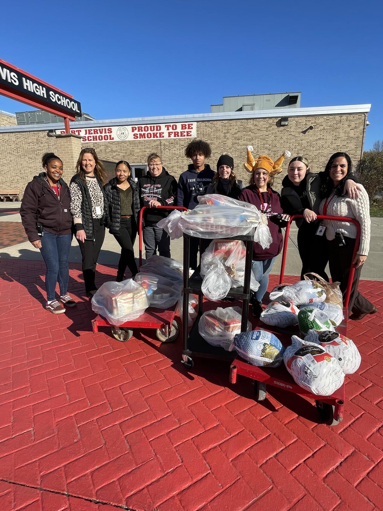 PJHS Thanksgiving Drive Port Jervis High School