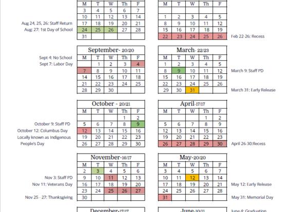 School Board Approved 26-27 School Calendar
