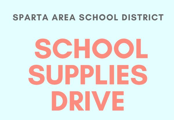 School Supplies Drive flyer