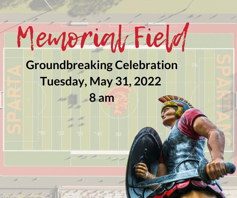Memorial Field Groundbreaking Celebration Scheduled Sparta Area