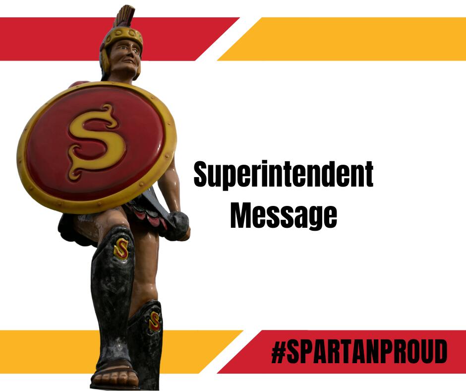Superintendent Message 09.28.2022 Sparta Area School District
