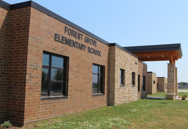 Picture of the outside of Forest Grove Elementary School