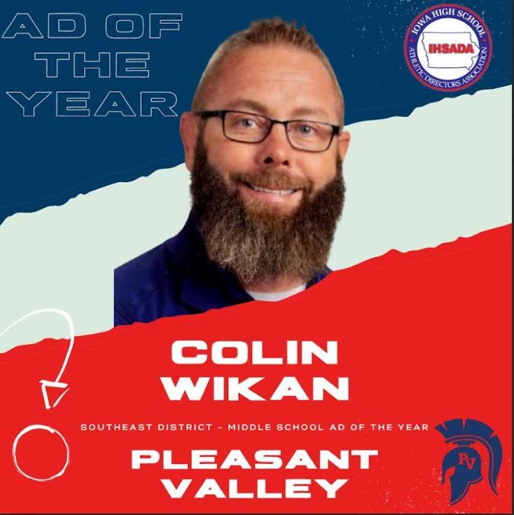 Wikan Named SE District Middle School Athletic Director of the Year ...