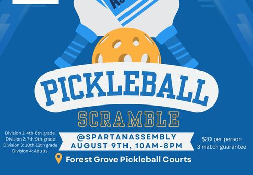Pickleball Scramble Flyer