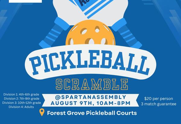 Pickleball Scramble Flyer