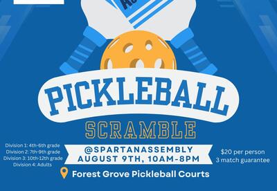 Pickleball Scramble Flyer