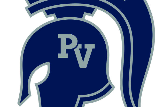 PV Spartan Helmet in dark blue and gray