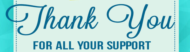 Thank-You for all your support