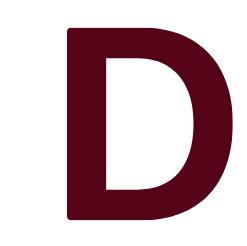 Letter D