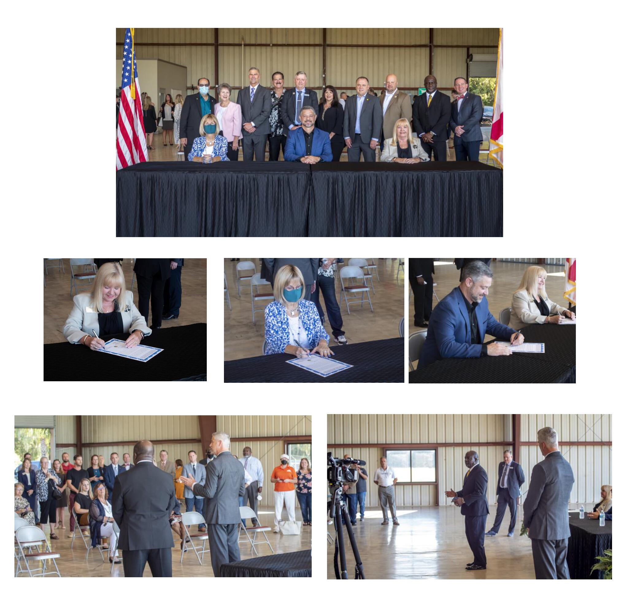 Photos from signing event