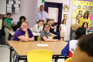 Students in the classroom